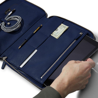 Dossier de dossier en cuir PU personnalisé, pour Business, voyage