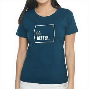 Camiseta de Algodón/Spandex para Mujer con Lindo Estampado de Diente de León Bordado - Product Image 3