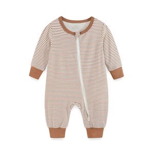 Wholesale High Quality Autumn Winter Newborn 24 Months New Plain Zipper Custom Organic Bamboo Baby <strong>Pyjamas</strong> - Product Image 4