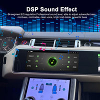 Nouvel Arrivage Double Lecteur Vidéo GPS Android 12.3 Pouces Adas Multimédia pour Land Rover Range Sport 2014-2019 Prend en Charge la Navigation