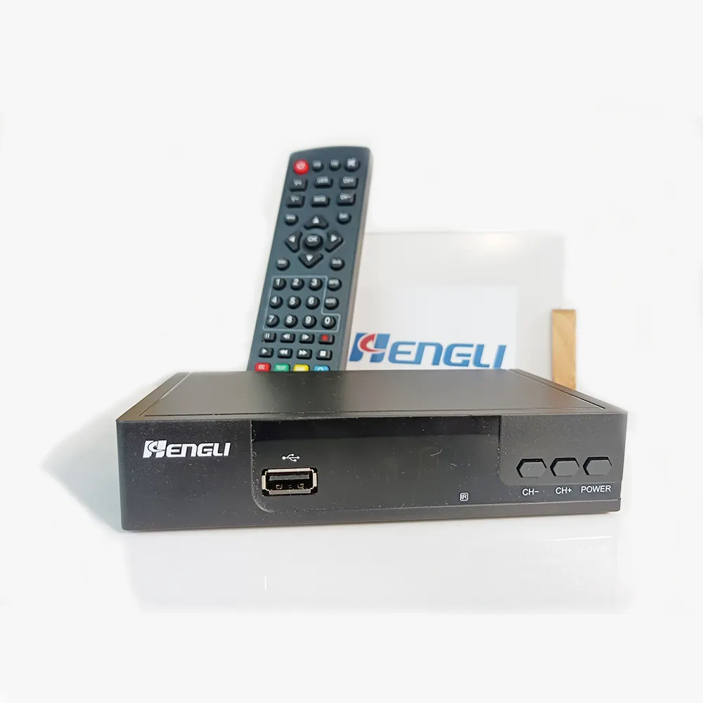 Decodificador de canal gratuito Dvb-s2 Verimatrix CA Settop Box 1080p Dvb-s2x para Smart TV receptor de satélite de venda quente