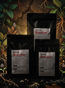 Le biochar de haute qualité améliore la structure du sol, augmente la rétention des nutriments et favorise une agriculture saine et durable. - Product Image 2