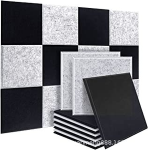 Pannelli Acustici Moderni in Poliestere con Scanalature Personalizzate, Design Grafico 3D per Soggiorno, Materiale Fonoassorbente - Product Image 5