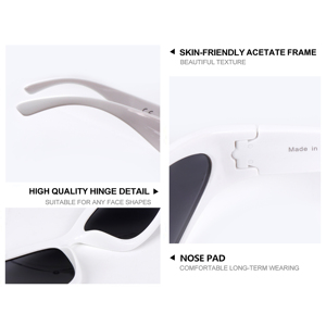 エイリアンラップアラウンドシェード未来的な楕円形の流行のアイウェアY2Kサングラスサングラス女性男性用 - Product Image 3