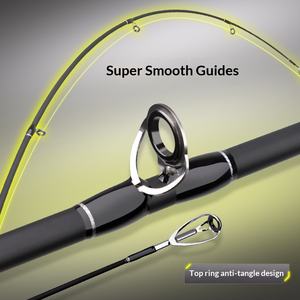 Caña <span class=keywords><strong>de</strong></span> Pescar <span class=keywords><strong>de</strong></span> Fibra <span class=keywords><strong>de</strong></span> Carbono <span class=keywords><strong>de</strong></span> 1.8-2.7m <span class=keywords><strong>de</strong></span> Largo, Acción M, para Agua Salada y Dulce, Universal - Product Image 3