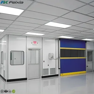 Bụi miễn phí hệ thống khóa liên động cho phòng sạch thiết bị không khí ISO 7 8 GMP Modular phòng sạch