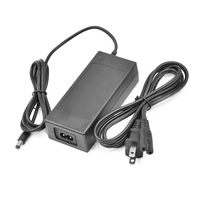 Adaptateur secteur de bureau haute performance 12V 5A, sortie CC avec connexion enfichable, certifié CE/FCC/ROHS, garantie 1 an