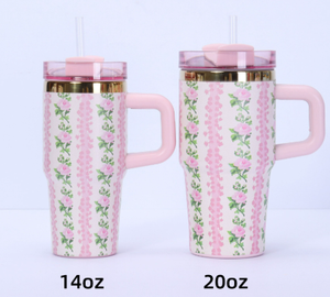 Nouvelle tasse isotherme Stan's Love Garden co-marquée 14oz et 20oz pour voiture, avec style pour Big <span class=keywords><strong>Mac</strong></span> Ice Flower, produit petit volume - Product Image 2