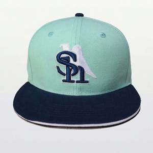 Gorra de Béisbol Deportiva Unisex de 6 Paneles con Visera Plana, Bordado Personalizado con Logotipo, 100% Algodón, para Ciclismo y Viajes, Venta al Por Mayor - Product Image 2