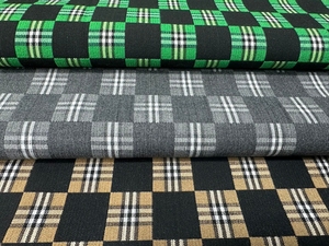 Trong Kho 4-Cách Căng Đôi Dệt Vải 63% Polyester 33% Rayon 4% Spandex Sợi Nhuộm Tartan Cho Phù Hợp Với Áo Khoác Dresses - Product Image 6