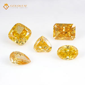 Diamante de Corte Pera de 2 Quilates, Color Amarillo Intenso Fantasía, VS2, Cultivado en Laboratorio, con Certificado IGI Goldleaf, Procedente de Guangxi, para la Elaboración de Joyas - Product Image 6
