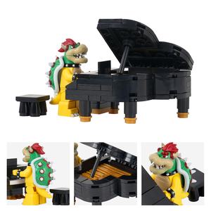 Super <span class=keywords><strong>Bros</strong></span> WM Blocks Bowser Joue du piano Figurines d'action Briques de construction Blocs Juguetes Para Los Ninos Compatible MOULD <span class=keywords><strong>KING</strong></span> - Product Image 6