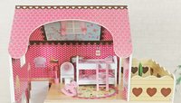 Nouvelles Maisons de Poupées en Bois de Haute Qualité DIY pour Enfants Jouets en Bois T66957