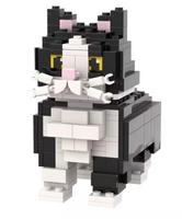 Katzen-Bausteine Großhandel Konstruktionssets Ziegelstein-Modelle Lernspielzeug STEM DIY Benutzerdefinierte Miniatur-Actionfiguren für Kinder