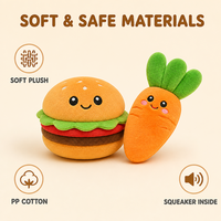 Jouet sonore de luxe en peluche de dessin animé pour chiot L-76 Zhejiang, jouet anti-stress sonore pour chiens et chats, à mâcher/mordre