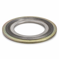 Joint en graphite métallique spiralé avec anneaux intérieur et extérieur pour tuyauterie de plateforme offshore, 10 pièces MOQ, livraison en 7 jours