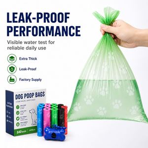 Manufacturer Wholesale Biodegradable Cartoon Dog Poop Bags Custom Logo Printed Plastic Factory Price - Product Image 2