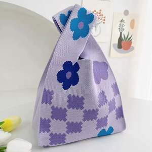 Bolso de Mano Tejido de Moda 2023, Bolso Tote Estampado, Bolso Tote Personalizado de Pequeña Capacidad - Product Image 6