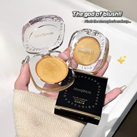 SHAQINUO Technologie PH-adaptative de changement de couleur, Palette de blush à changement de couleur longue tenue, Crème soyeuse dégradée