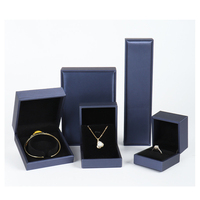 Boîte à bijoux de luxe pour bracelet, emballage de bijoux vintage en cuir PU, grande boîte de rangement personnalisée pour bagues et bijoux