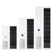 Panneaux solaires monocristallins, éclairage solaire de rue alimenté par batterie au phosphate de fer et de lithium, indice de protection IP67, en aluminium, longue durée de vie