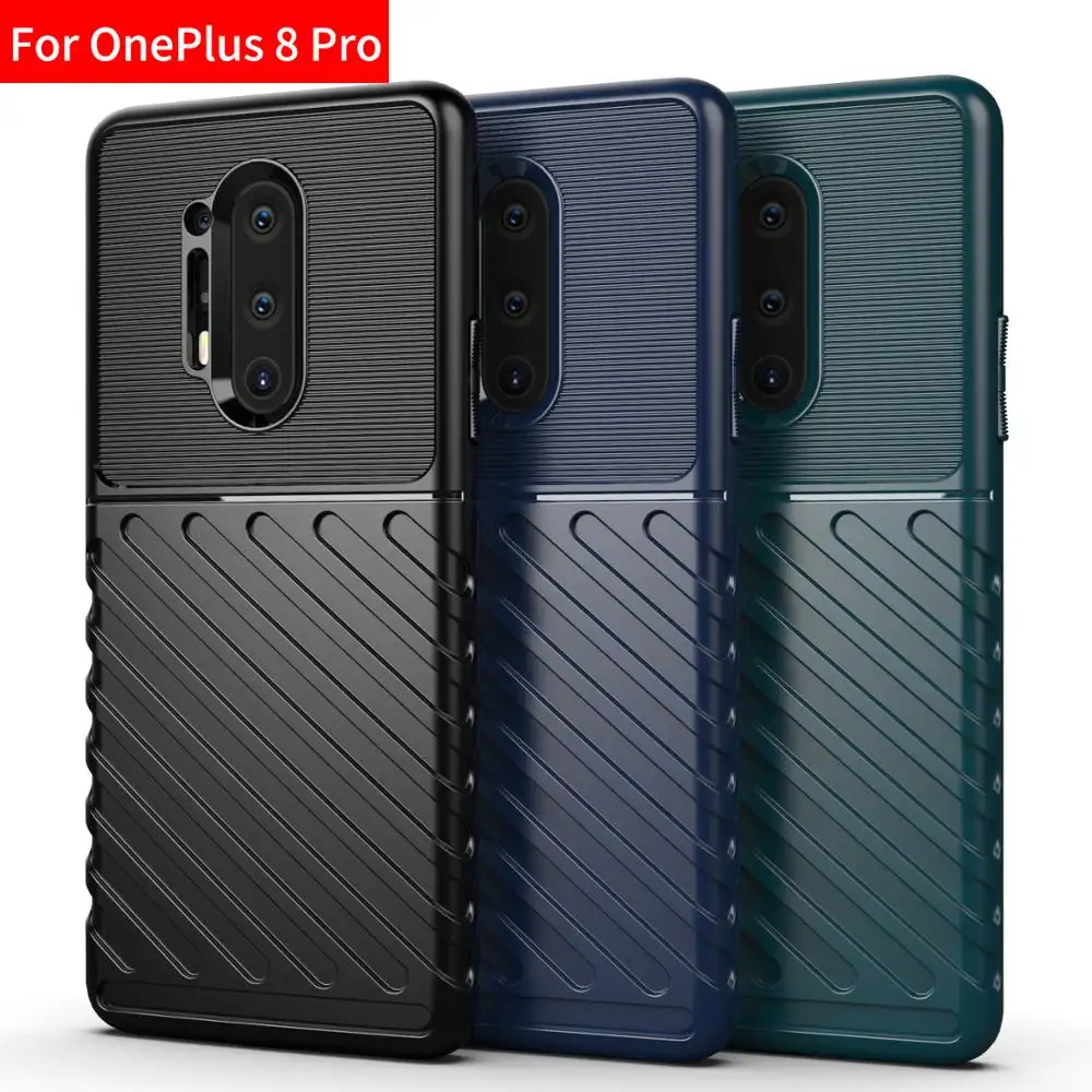 Shockproof TPU Mobile Back Cover For one plus 8 Pro phone case