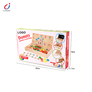 Jouets éducatifs Chengji Creative Game Think <span class=keywords><strong>Train</strong></span>, <span class=keywords><strong>jeu</strong></span> <span class=keywords><strong>de</strong></span> <span class=keywords><strong>société</strong></span> éducatif, apprentissage Montessori, jouets en bois mathématiques pour enfants - Product Image 5