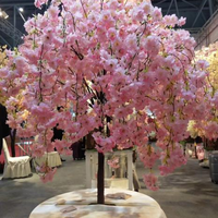 Décor de centre de Table de mariage arbre de fleurs artificielles Rose blanche fleur de cerisier artificielle Offre Spéciale