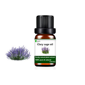 Óleo Essencial de Extrato Vegetal Óleo de Sálvia Clara Cuidados com a Pele e Cabelo Aromaterapia Alívio do Estresse Redução da Pressão Arterial - Product Image 3