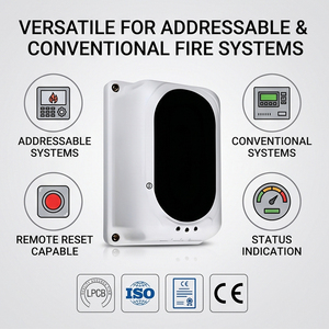 Detector de Humo de Haz Infrarrojo de Largo Alcance Tanda LPCB, Protección Contra Incendios EN 54 - Product Image 3