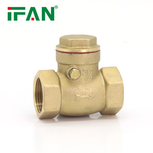IFAN Chất lượng cao hệ thống ống nước Vật liệu giả mạo 1/2 "4" inch không trở lại bền Brass kiểm tra van - Product Image 6