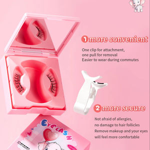 LIFE GIRLS Paire <span class=keywords><strong>de</strong></span> <span class=keywords><strong>faux</strong></span> <span class=keywords><strong>cils</strong></span> magnétiques Boucles naturelles Douces Légères Fines Bandes magnétiques <span class=keywords><strong>Faux</strong></span> <span class=keywords><strong>cils</strong></span> magnétiques - Product Image 5