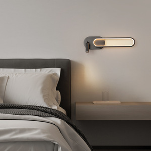 โคมไฟติดผนังทองแดงสไตล์อิตาลีและนอร์ดิก ดีไซน์หรูหราแบบมินิมอล สำหรับตกแต่งผนังทีวีและข้างเตียงในห้องนั่งเล่นและห้องนอน - Product Image 3