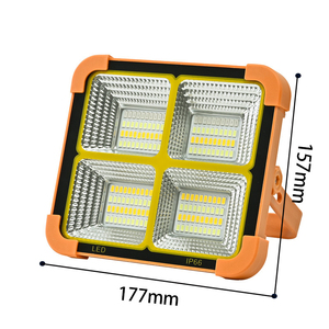 Lampe de travail LED 177x157mm IP66 étanche, lumière du jour 5000K, lampe de camping avec batterie au lithium, utilisation sur bureau - Product Image 5