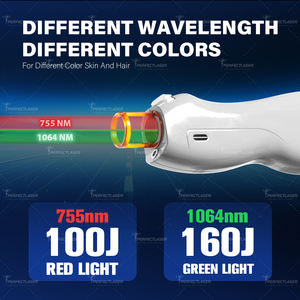 Vela de depilación láser Alexander alejandrite profesional 1064 ndyag 755 nm Alex máquina de pulso largo equipo de belleza - Product Image 5