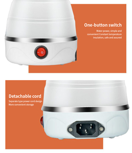 Hervidor Eléctrico Plegable de Silicona para Viajes de Negocios, Hervidor de Agua Portátil y Plegable con Apagado Automático - Product Image 5