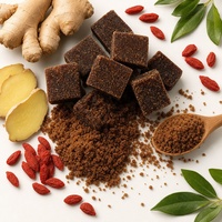 Bonbons durs en forme de bloc au gingembre et sucre roux EJOUA, sac de 300g, goût sucré, Anhui, durée de conservation de 12 mois, personnalisable OEM, marque privée