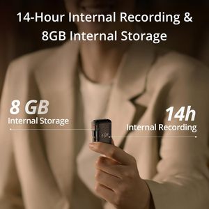 DJI <b>Mic</b> 2 Transmitter <b>Wireless</b> Microphone Shadow Black with Magnetic Attachment for YouTube Podcast Recording - Product Image 5