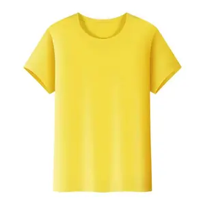 Wholesale High Quality Men's Plain T Shirts White Tee Shirt Custom Sublimation Mens Tshirts Blanks Oversized T-shirts For Summer