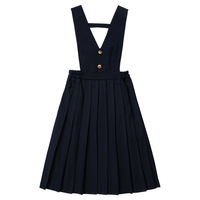 Jupe à bretelles personnalisée pour enfant pull-over d'uniforme scolaire à volants pour adolescentes robe formelle habillée bas pour enfants vêtements scolaires