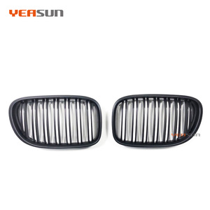 Rejilla delantera de riñón doble para <span class=keywords><strong>BMW</strong></span>, accesorio de color negro con acabado brillante, de alta calidad, modelos serie 7: 2008, <span class=keywords><strong>2010</strong></span>, 2012, 2013 y 2014, F01 - Product Image 2