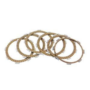 6 Pièces/Ensemble Nouvelles Plaquettes d'embrayage semi-métalliques Alpha-trans pour moto CRF 230 Haute performance en matière de friction - Product Image 1