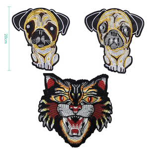 Écusson brodé personnalisé avec logo 3D, badge uniforme, cœur, couleur personnalisée, à coudre, meilleur prix, chat, <span class=keywords><strong>chien</strong></span>, alphabet, fleur, dessin animé, brodé - Product Image 6