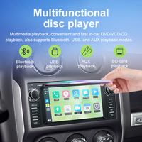 Autoradio sans fil CarPlay SEMAITU 6,2 pouces avec DSP pour écran TFT, montage sur tableau de bord pour Jeep Compass