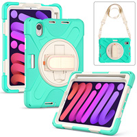 Pour iPad Mini 7th 2024 Mini7 Tablet Case Kids Safe Silicon PC Hybrid Shockproof Stand Tablet Cover Pour iPad MINI 6th 8.3 inch