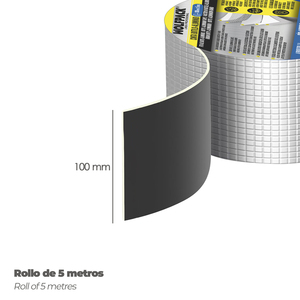 Nastro butil-alluminio 100 mm. 5 metri. - Product Image 2