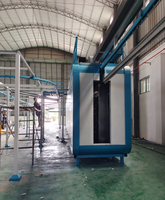 Machine de peinture UV Xcwdtdr pour panneaux MDF, ligne de production de revêtement en poudre pour portes MDF, four électrique pour panneaux et planches