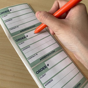 Giá Rẻ Tùy Chỉnh In Ấn Kỹ Thuật Số Tên Riêng Logo DIY Nhãn Writable Dính Giấy Dán Cho Sách - Product Image 2