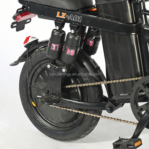Bicicleta Eléctrica Plegable Estilo <span class=keywords><strong>Brompton</strong></span> Sailimotor de 14 Pulgadas con Motor de 350W, Bicicleta Eléctrica Urbana de 14 Pulgadas, 48v 350w para Ciclismo - Product Image 5