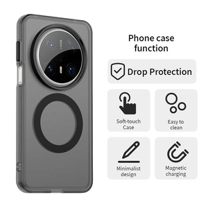 Funda Magnética Translúcida de Lujo 3 en 1 para Teléfono <span class=keywords><strong>Huawei</strong></span> Honor Mate 80 Pro Max Pura 80 Ultra X70 X9D 400 Lite, Color Caramelo - Product Image 5